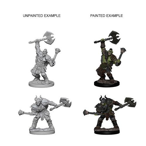 Pathfinder: Deep Cuts Unpainted Miniatures - Half-Orc Male Barbarian