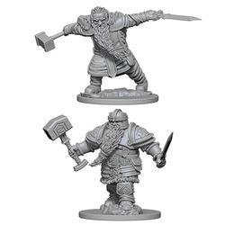 Dungeons & Dragons: Nolzur's Marvelous Unpainted Miniatures - Dwarf Male Fighter - Boardlandia
