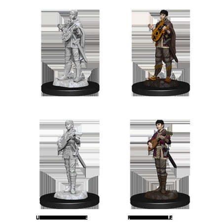 Pathfinder: Deep Cuts Unpainted Miniatures - Half-Elf Bard