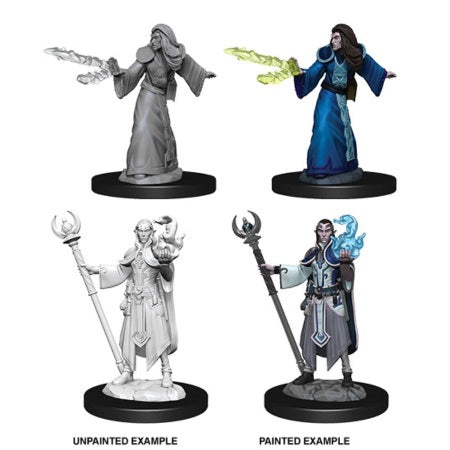 Dungeons and Dragons: Nolzur's Marvelous Unpainted Miniatures - Male Elf Wizard