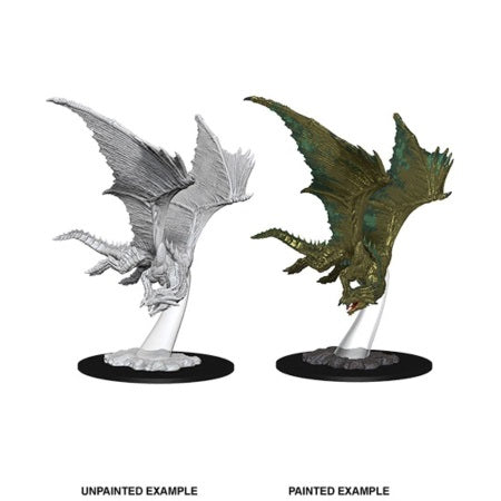 Dungeons and Dragons: Nolzur's Marvelous Unpainted Miniatures - Young Bronze Dragon