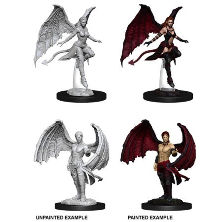 Dungeons & Dragons: Nolzur's Marvelous Unpainted Miniatures - Succubus & Incubus