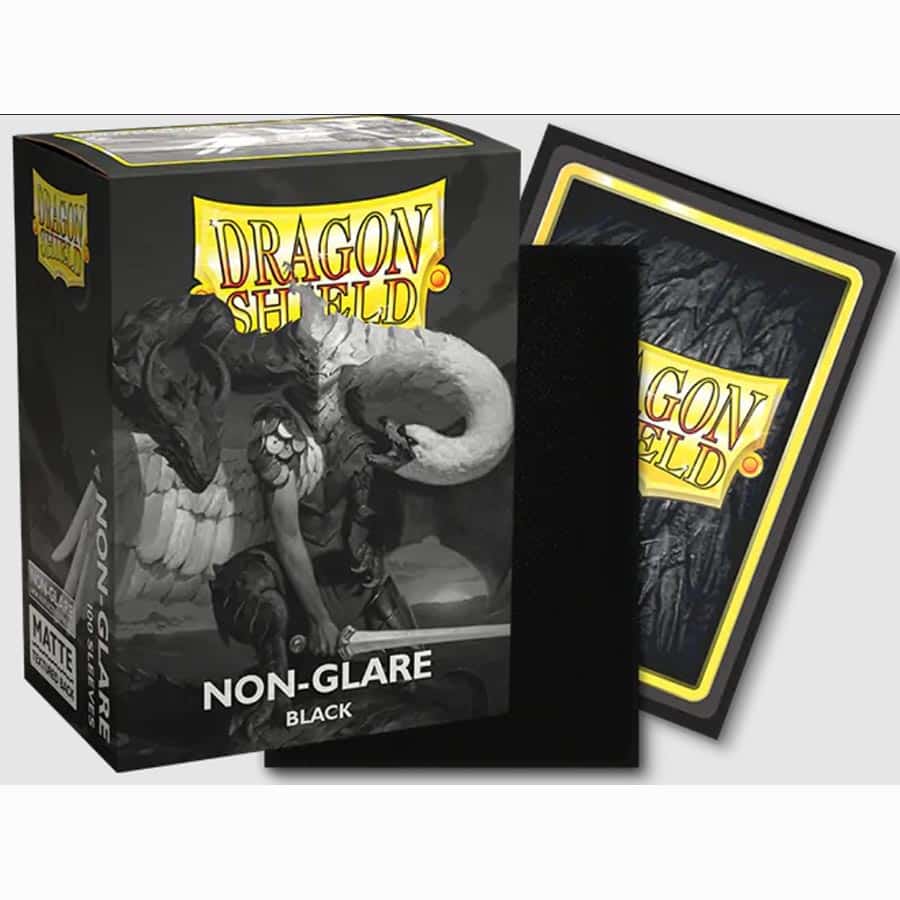 Dragon Shields - (100) Non Glare Matte Black v2