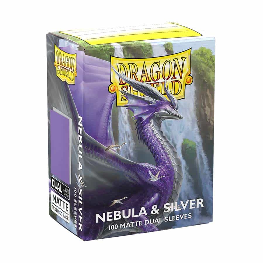 Dragon Shield: Dual Matte Nebula and Silver