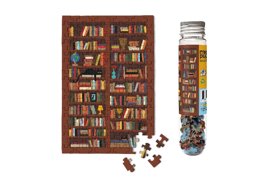 Bookcase Mini Jigsaw Puzzle