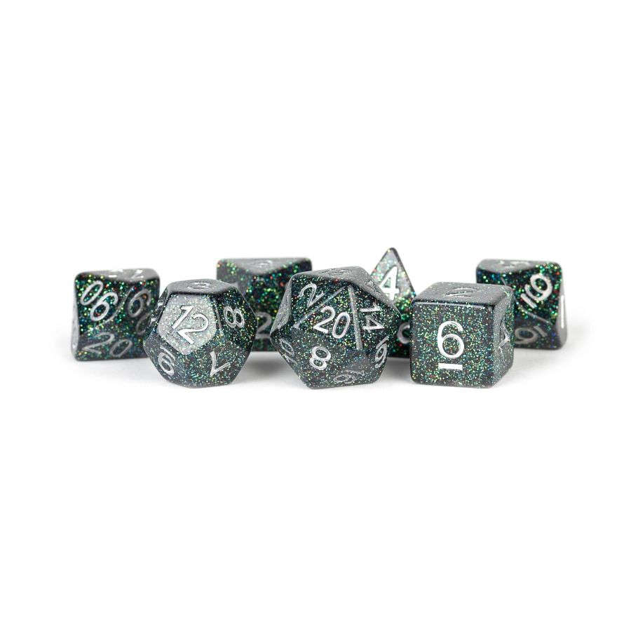 7 Count Resin Dice Poly Set 16mm - Astro Mica