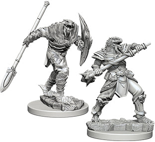 Dungeons & Dragons Nolzur's Marvelous Unpainted Miniatures: Dragonborn Masc Fighter with Spear