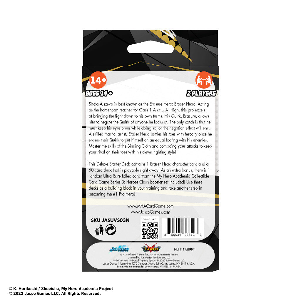 My Hero Academia CCG - Eraser Head Starter Deck