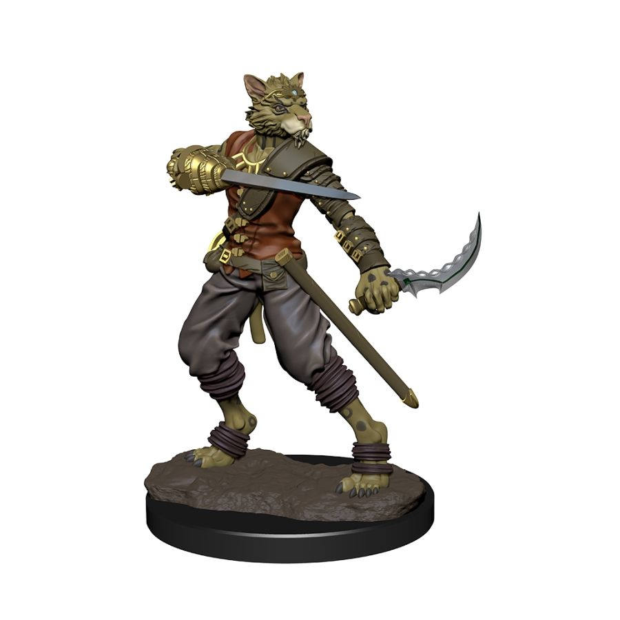 Dungeons and Dragons - Icons of the Realms Miniatures - Male Tabaxi Rogue