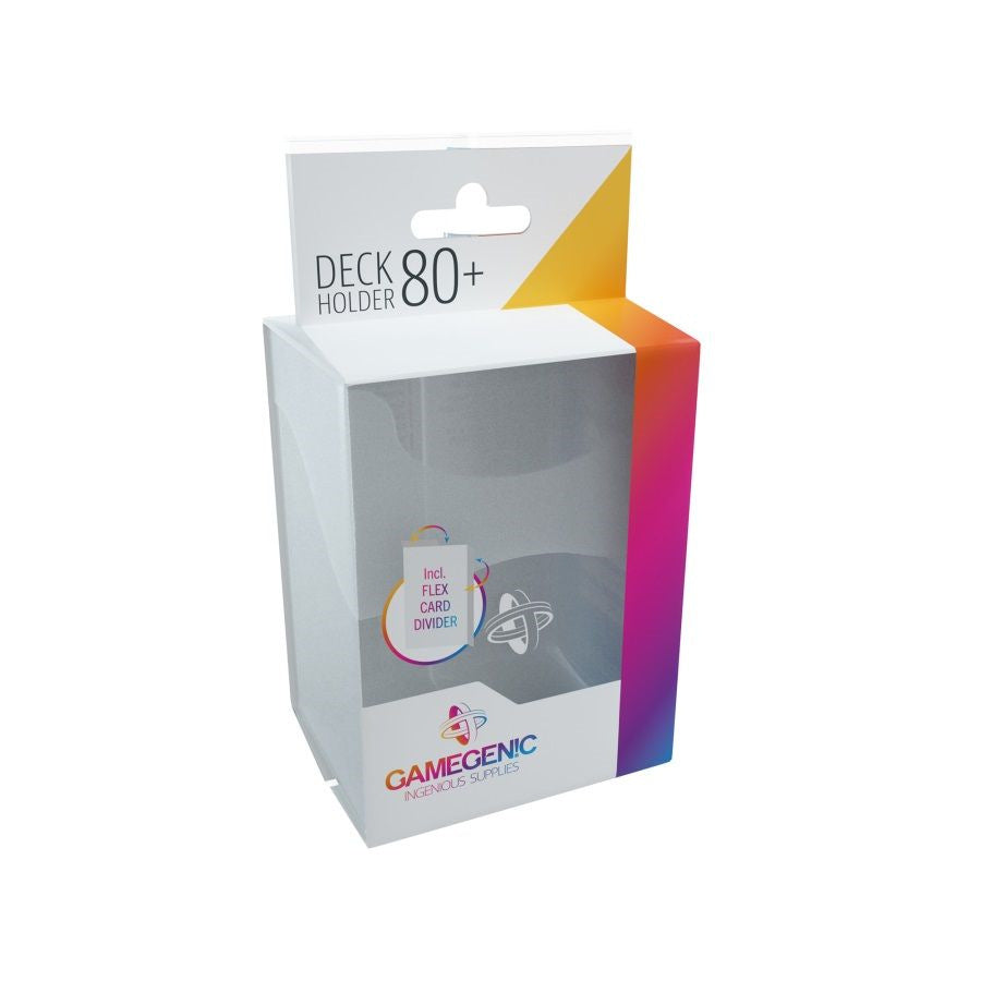 Deck Holder 80+ Card Deck Box: Clear