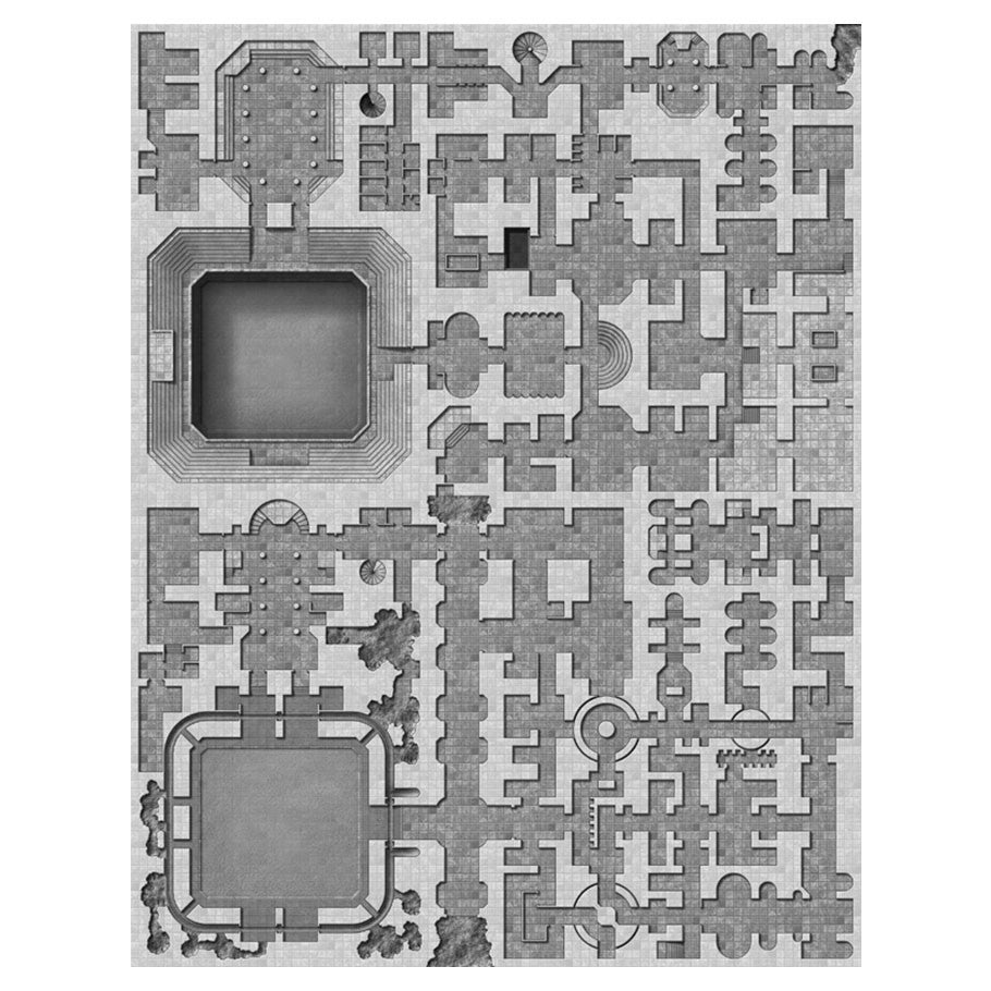 Gaming Paper Adventure Maps: Mega Dungeon 1