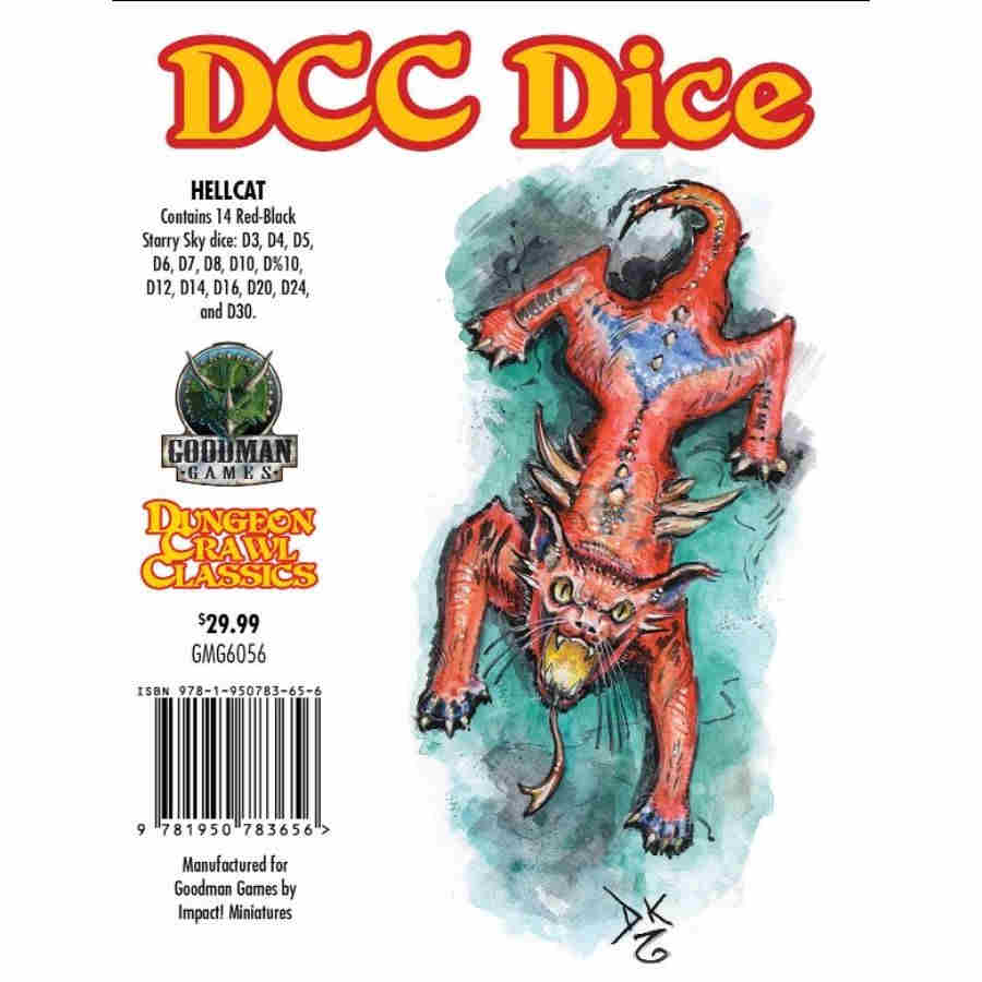 Dungeon Crawl Classics: DCC Dice - Hellcat (14ct)