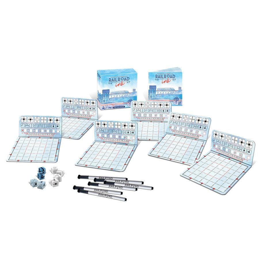 Railroad Ink: Deep Blue Edition