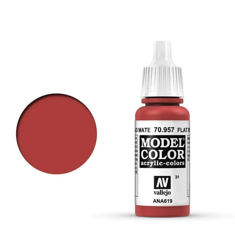 Model Color - Flat Red (17ml)