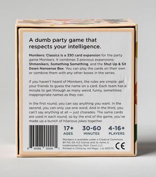 Monikers: Classic Expansion