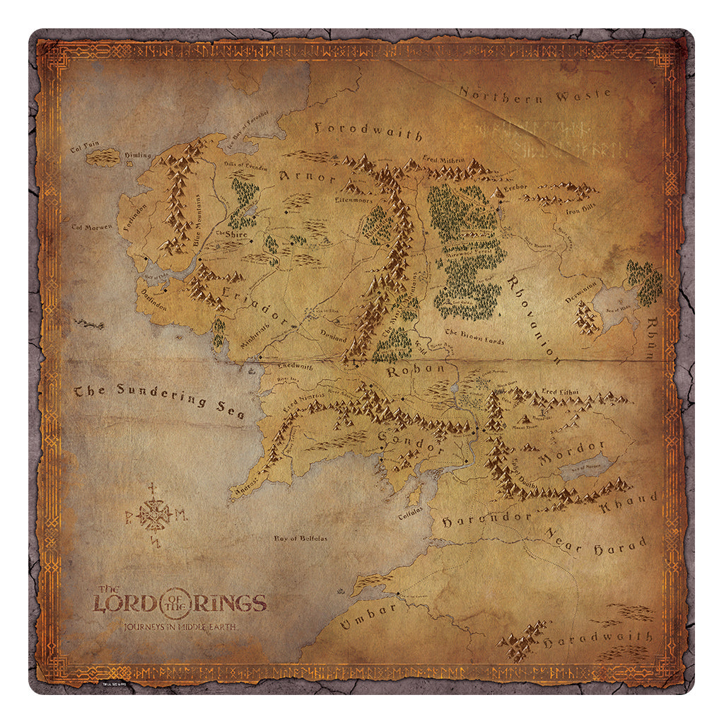 Lord of the Rings Journeys in Middle Earth - Middle-Earth Gamemat