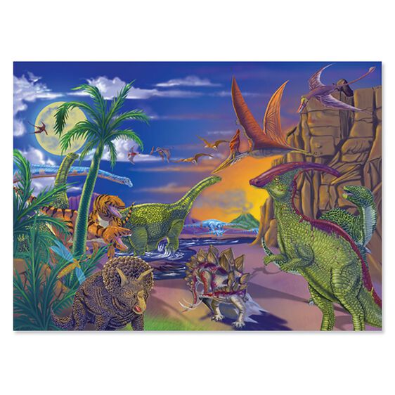 Land of Dinosaurs 60 Piece Jigsaw Puzzle