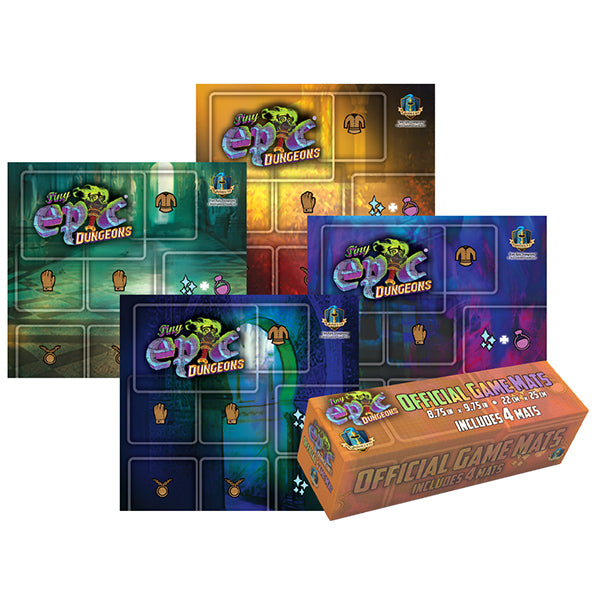 Tiny Epic Dungeons 4pk Player Mats