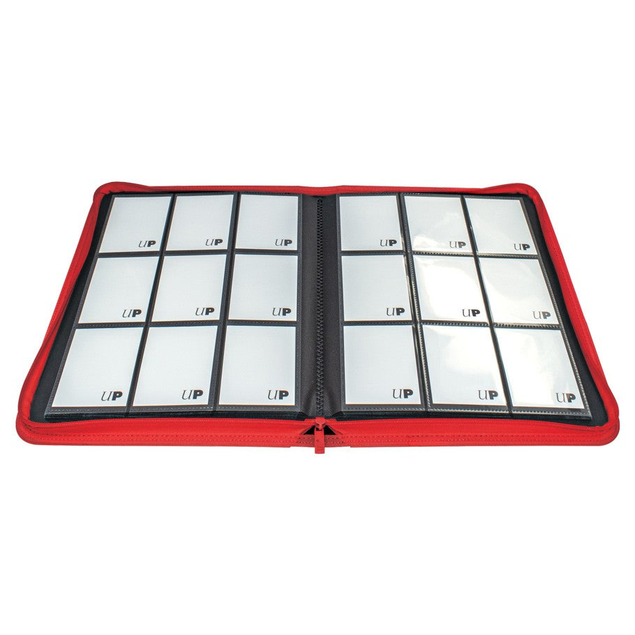 Binder - 9pkt PRO - Zippered Vivid Red