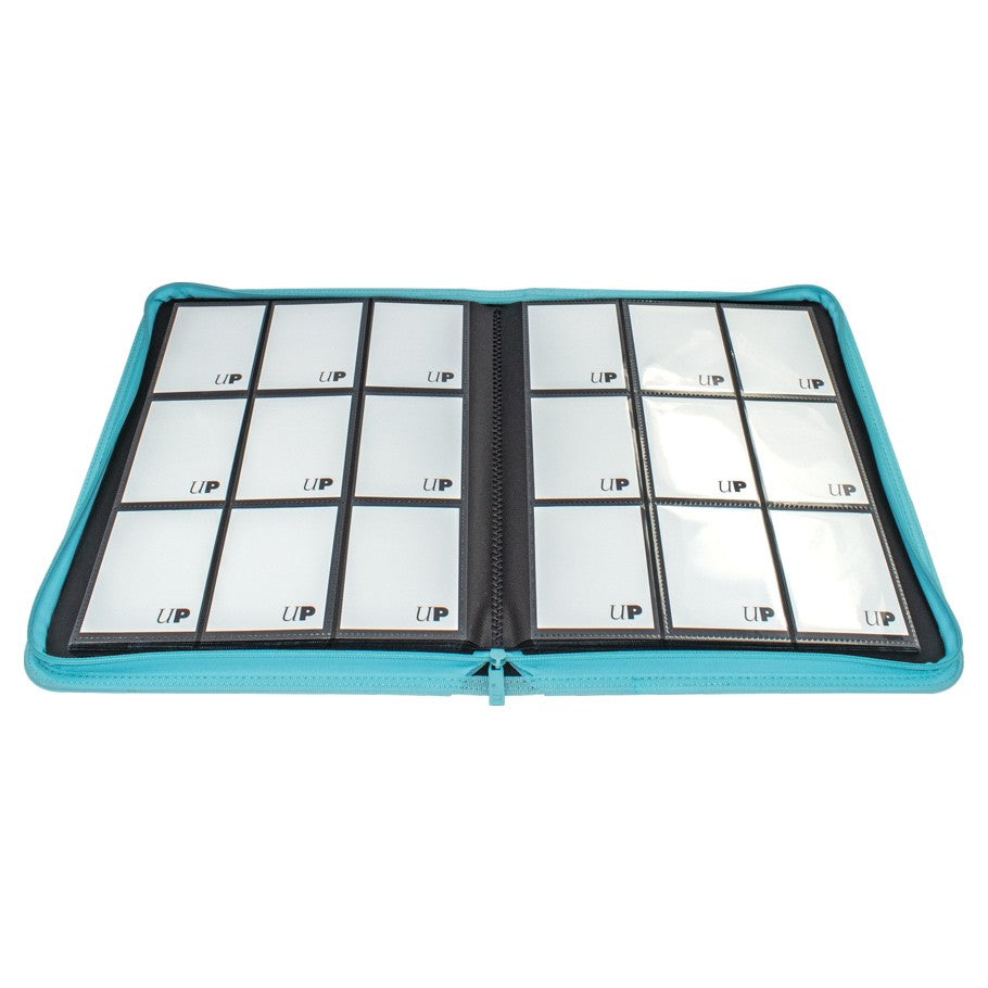 Binder - 9pkt PRO - Zippered Vivid Light Blue