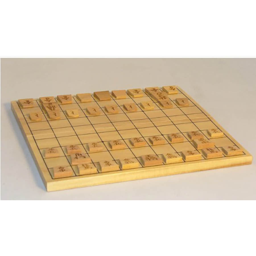 Shogi - Folding Board Shogi with Engraved Wood Tiles