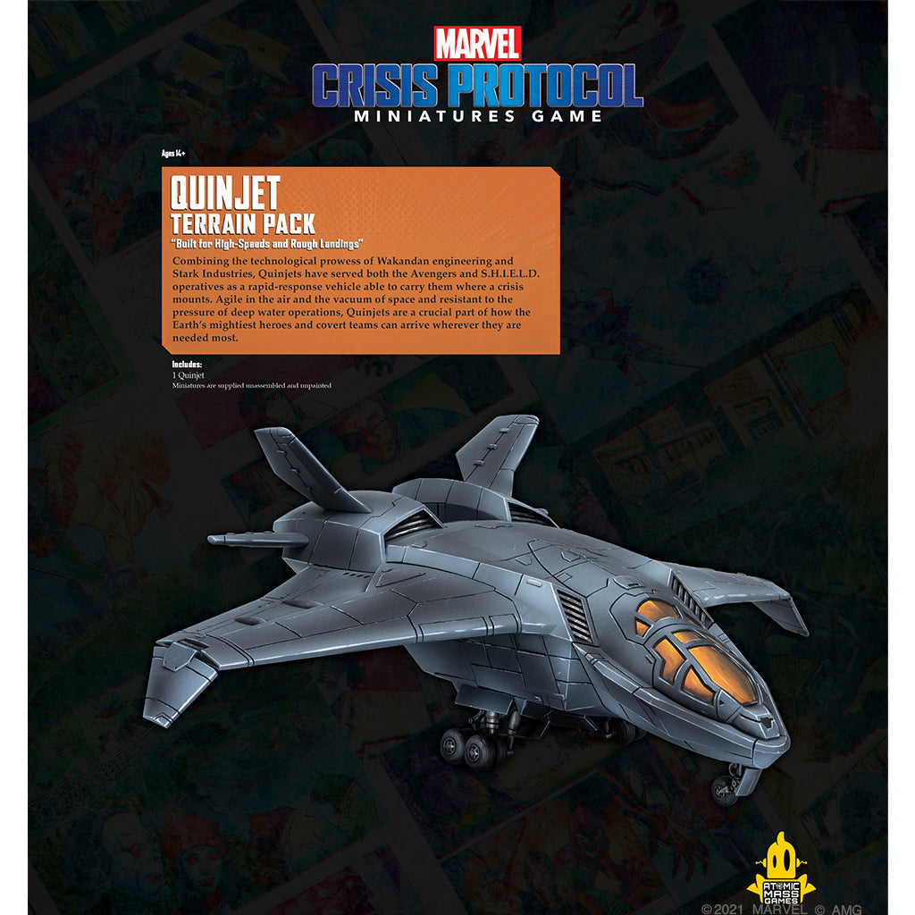 Marvel Crisis Protocol - Quinjet Terrain Pack