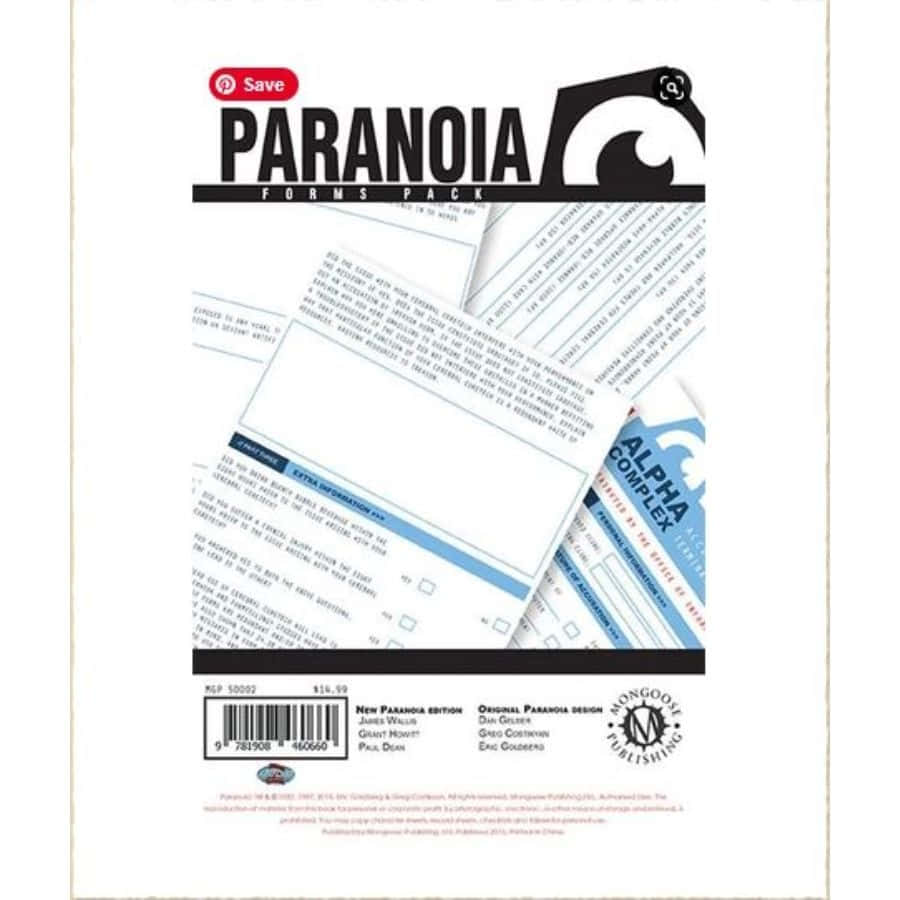 Paranoia RPG - Forms Pack