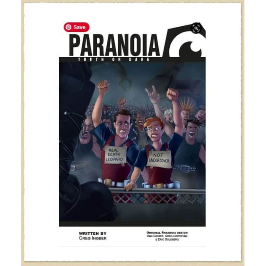 Paranoia RPG - Truth or Dare
