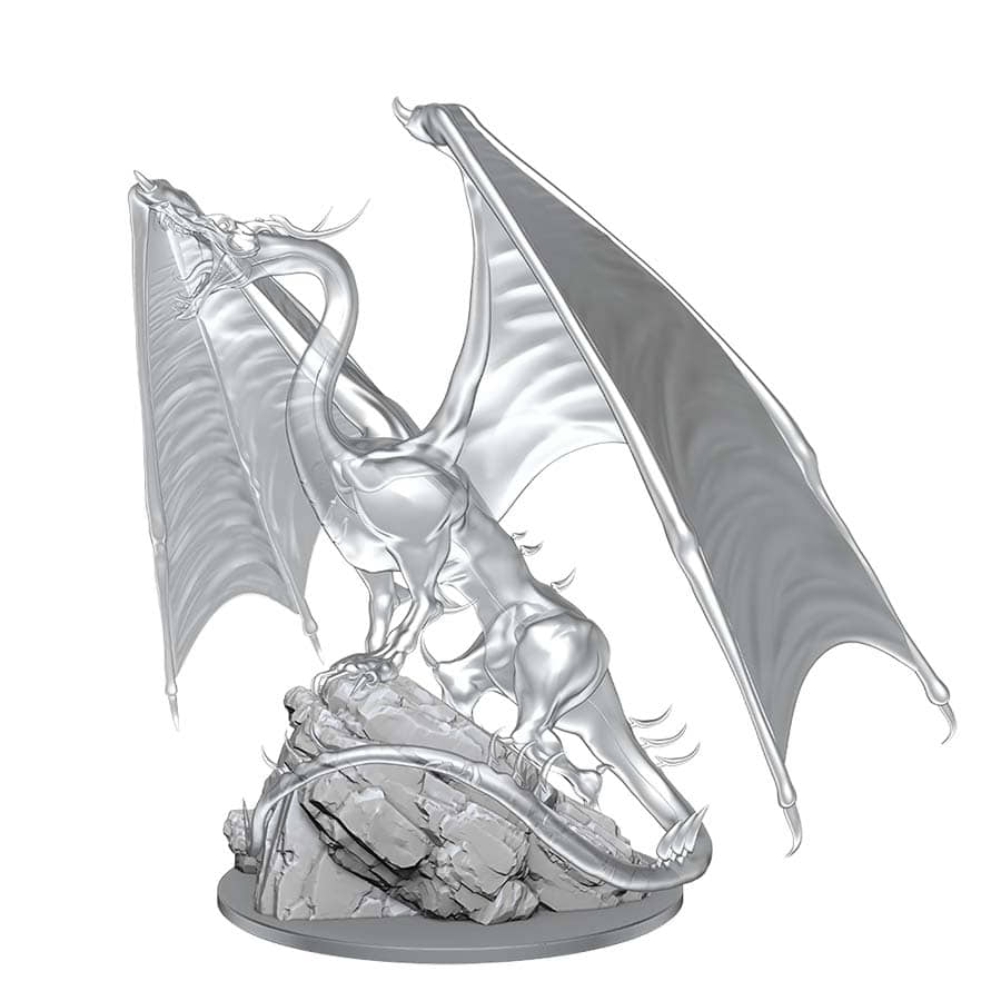 D&D Nolzur's Marvelous Unpainted Miniatures - W17 Young Emerald Dragon