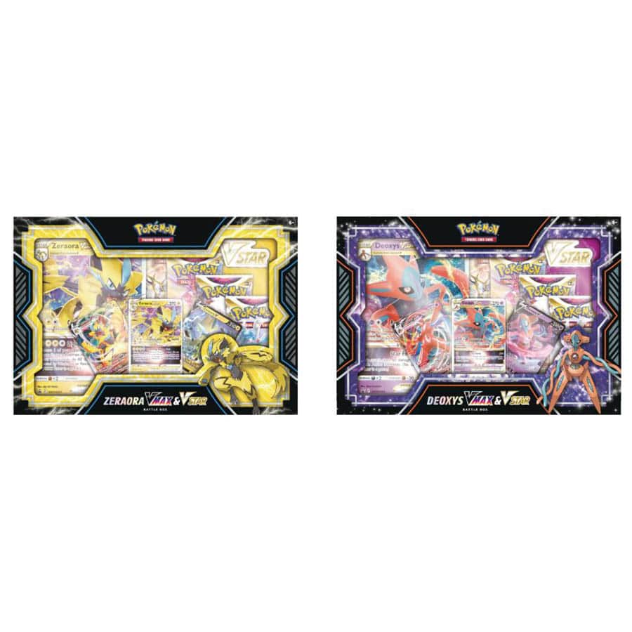Pokemon TCG - V Max and V Star Battle Box Zeraora or Deoxys
