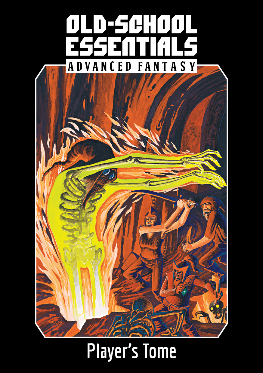 Old-School Essentials Advanced Fantasy Player's Tome - Hardcover
