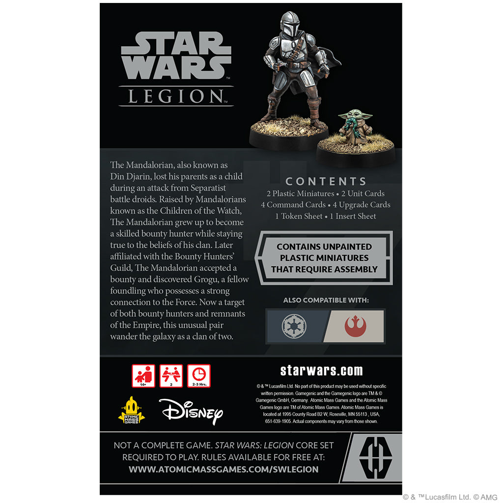Star Wars - Legion - Din Djarin & Grogu Operative Expansion