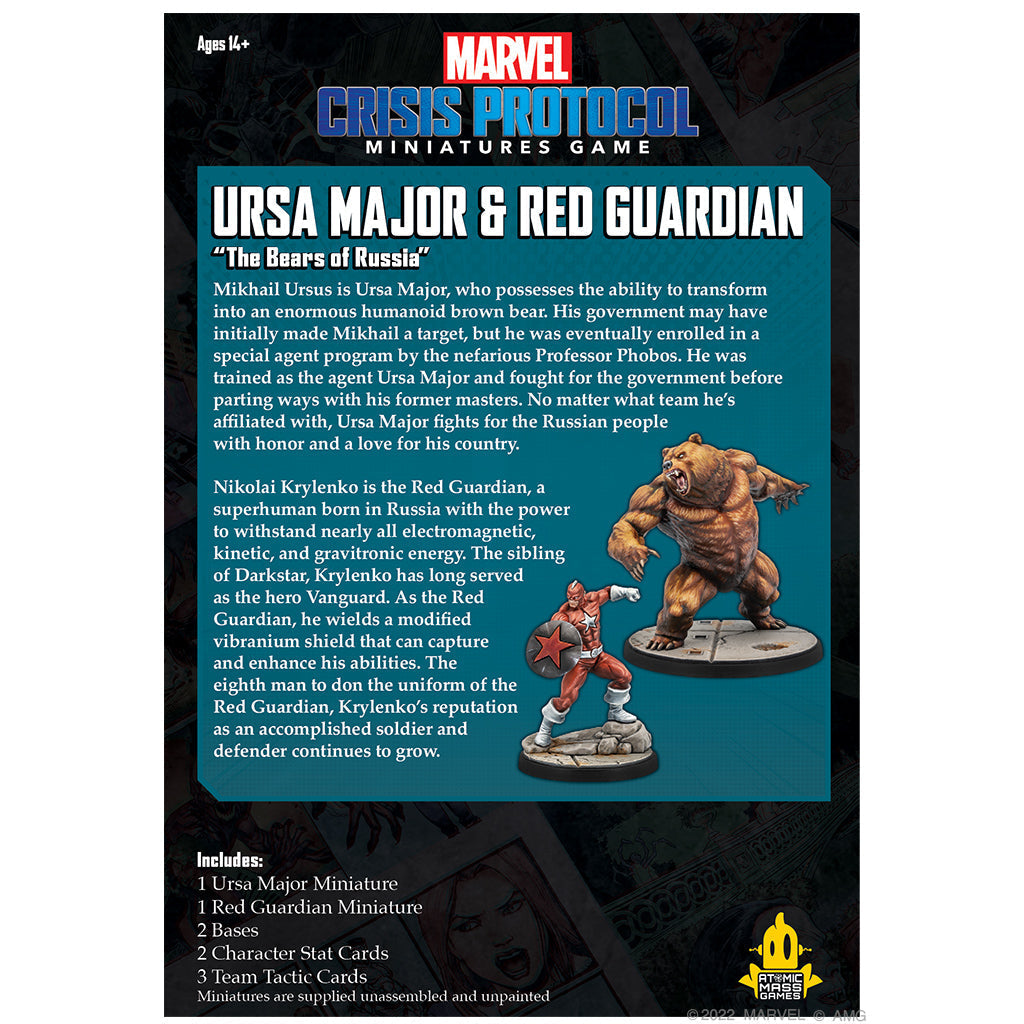 Marvel Crisis Protocol - Red Guardian & URSA Major Character Pack