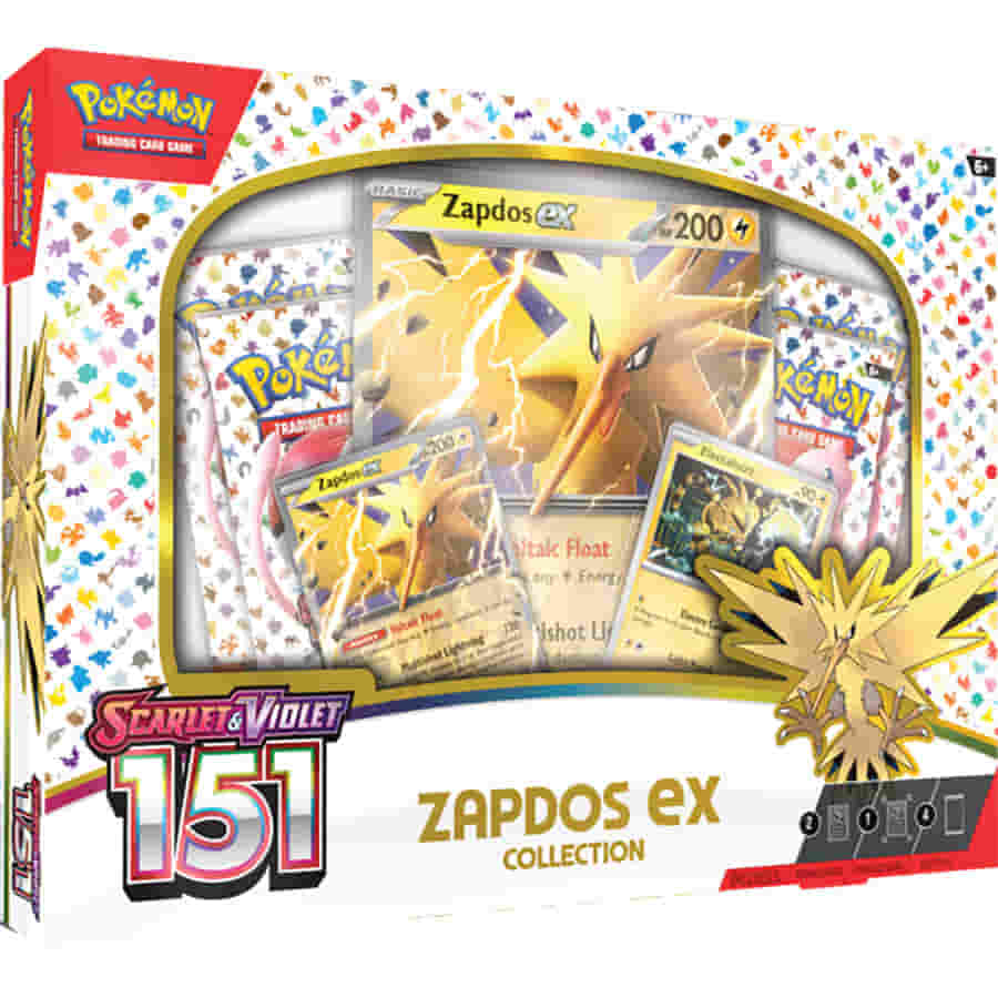 POKEMON TCG: SCARLET AND VIOLET: 151 COLLECTION: ZAPDOS EX