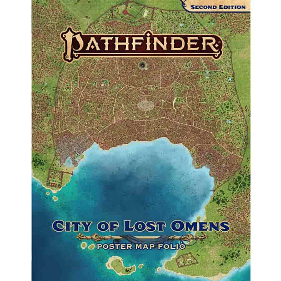 Pathfinder RPG (Second Edition) - Absalom: City of Lost Omens - Poster Map Folio