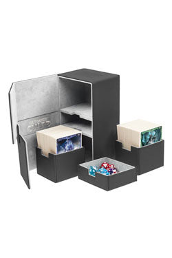 Twin Flip'N'Tray Deck Case 200+ Standard Size Xenoskin Black