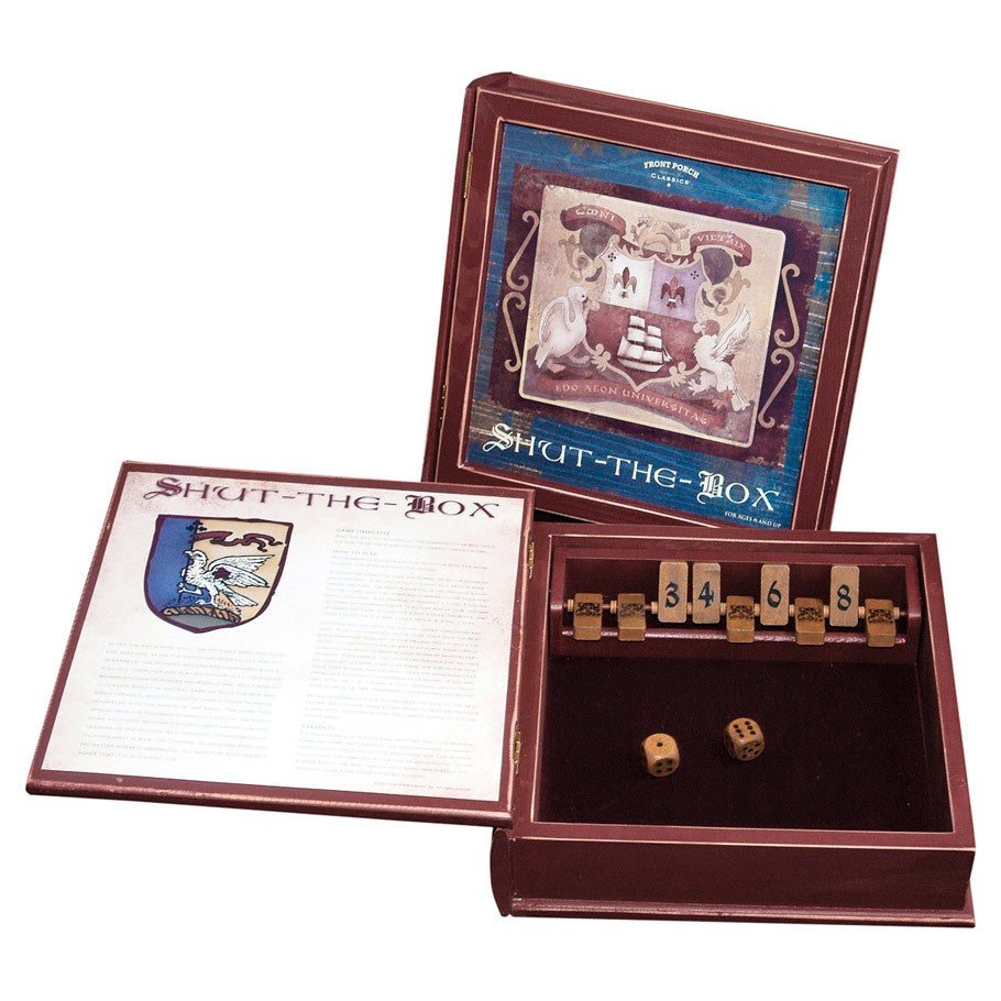 Shut-The-Box Bookshelf Edition