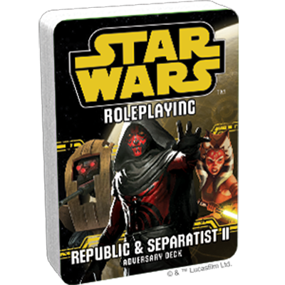 Star Wars RPG: Republic and Separatist 2 Adversary Deck
