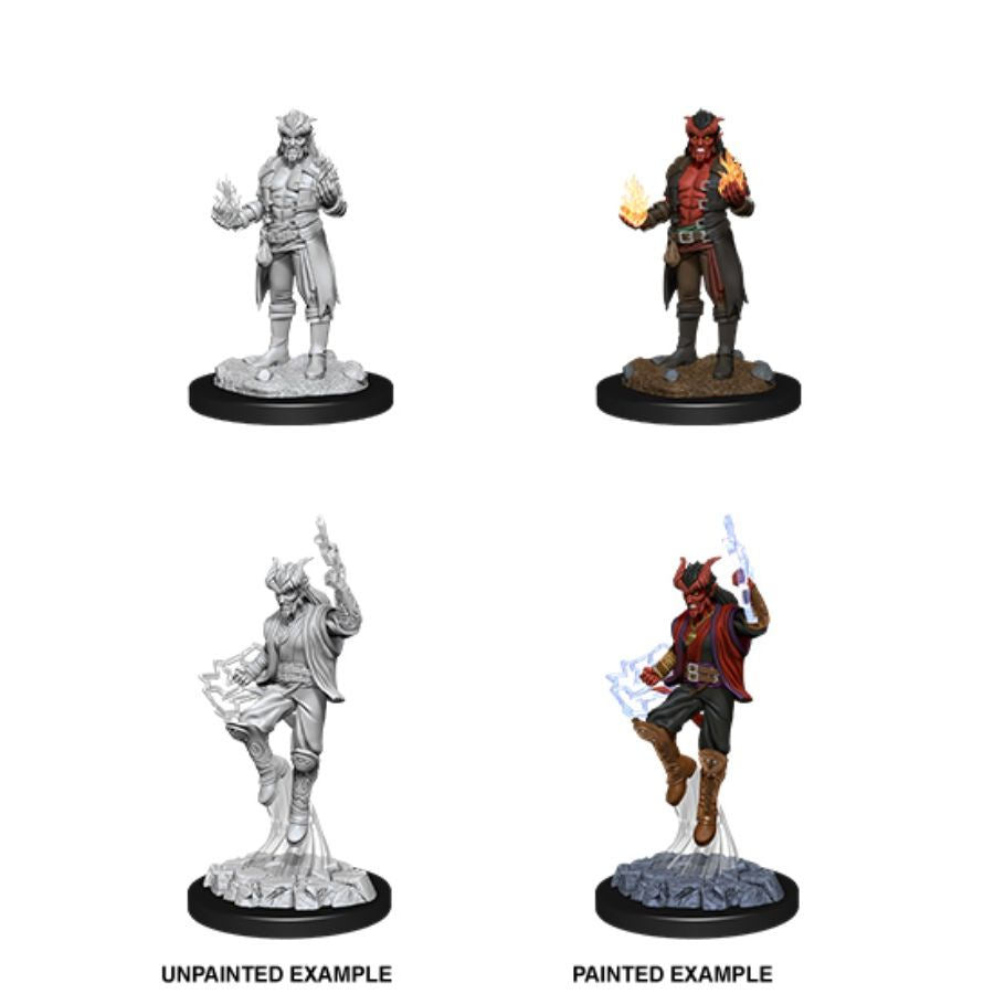 Dungeons & Dragons: Nolzur's Marvelous Unpainted Miniatures - W12 Male Tiefling Sorcerer