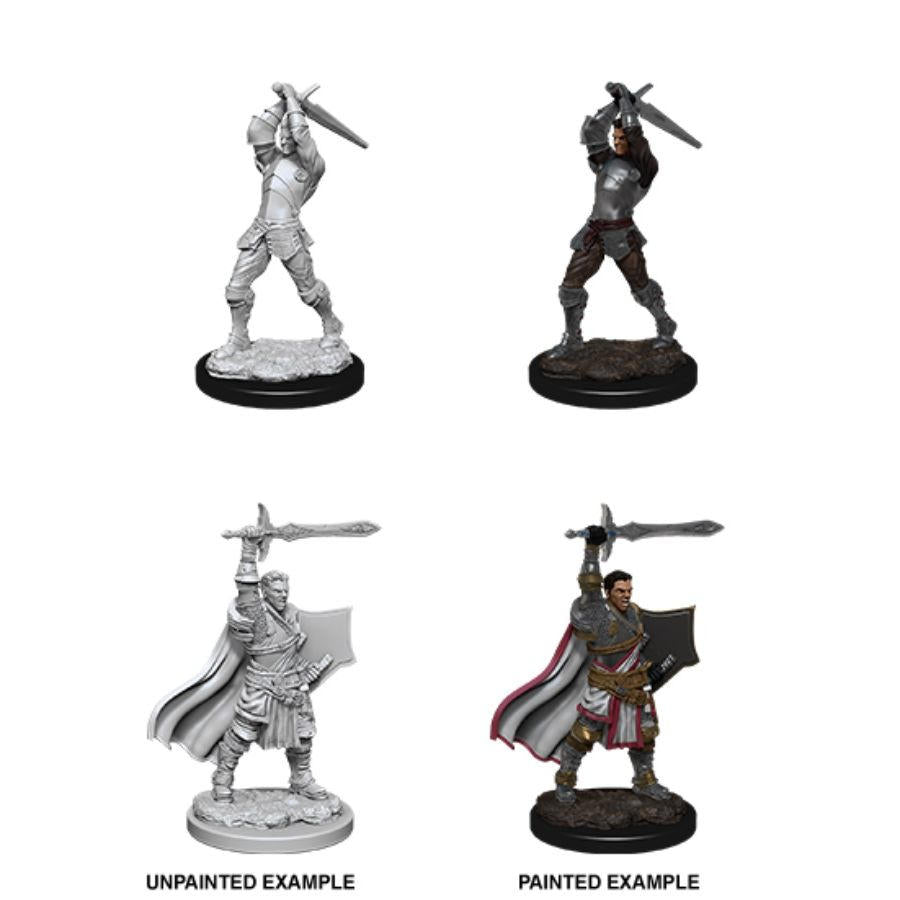 Dungeons & Dragons: Nolzur's Marvelous Unpainted Miniatures - W12 Male Human Paladin