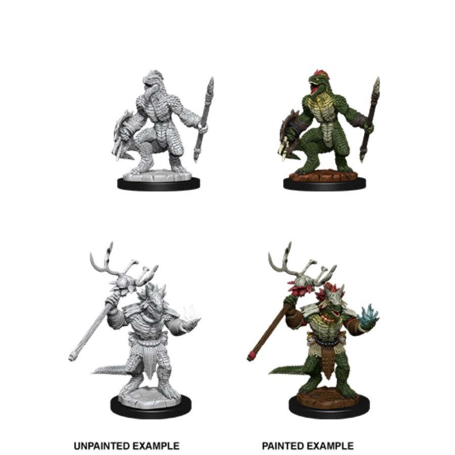 Dungeons & Dragons: Nolzur's Marvelous Unpainted Miniatures - W12 Lizardfolk & Lizardfolk Shaman