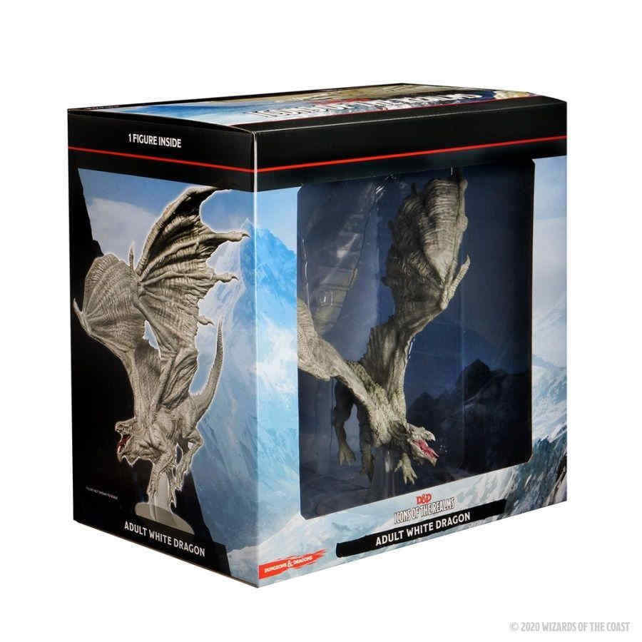 Dungeons & Dragons Miniatures: Icons of the Realms - Adult White Dragon Premium Figurine
