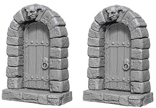 WizKids Deep Cuts Unpainted Miniatures: Doors (2)