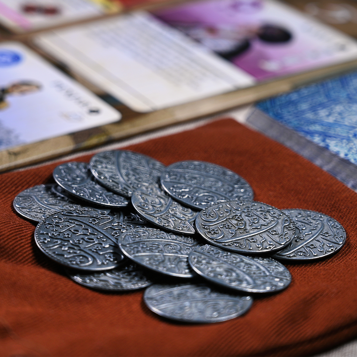 Pax Pamir Second Edition Metal Coins and Cloth Bag