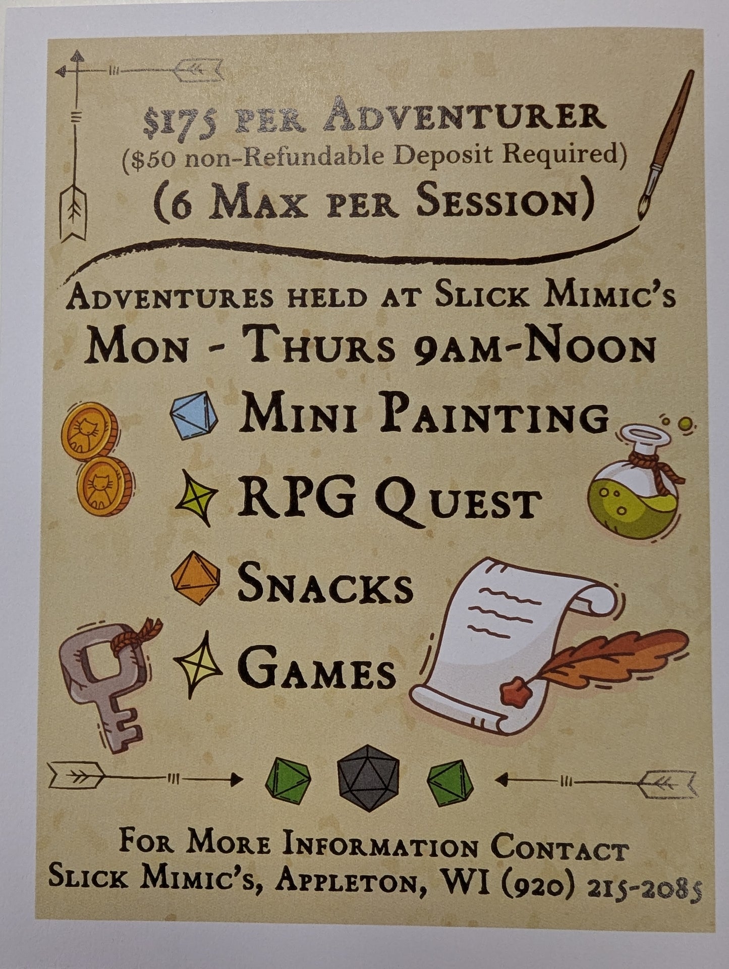 A Brush With Adventure - Jr. Mimic Adventure Camp Deposit