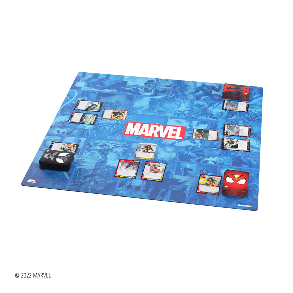 Marvel Champions Game Mat XL - Marvel Blue