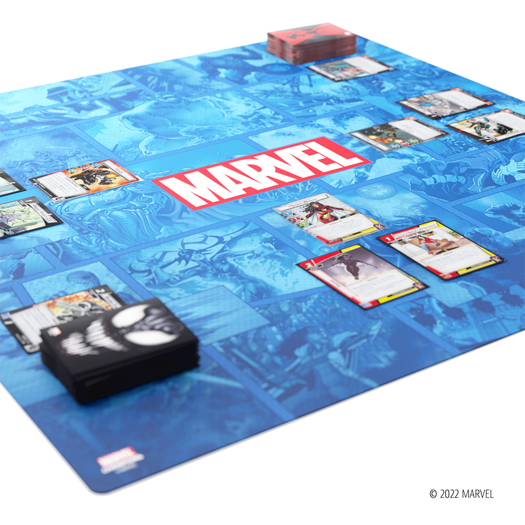 Marvel Champions Game Mat XL - Marvel Blue