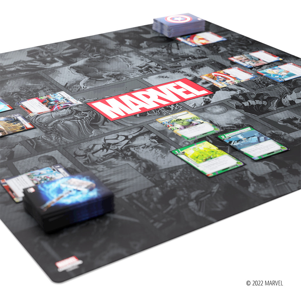 Marvel Champions Game Mat XL - Marvel Black