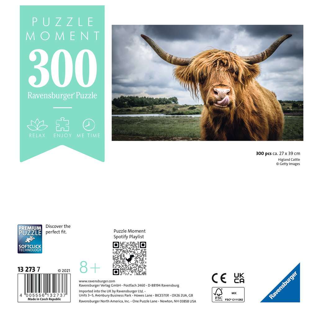 Puzzle Moments: Highland Cattle