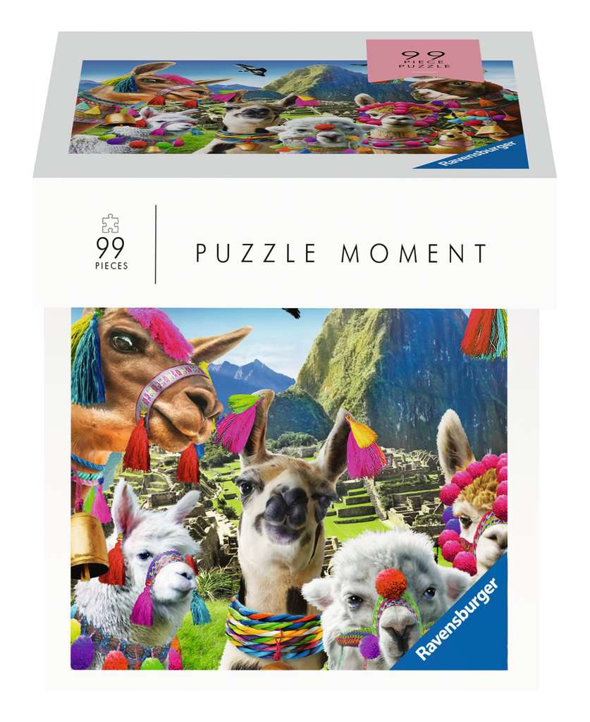 99 Piece Puzzle Moments Jigsaw Puzzle - Llamas